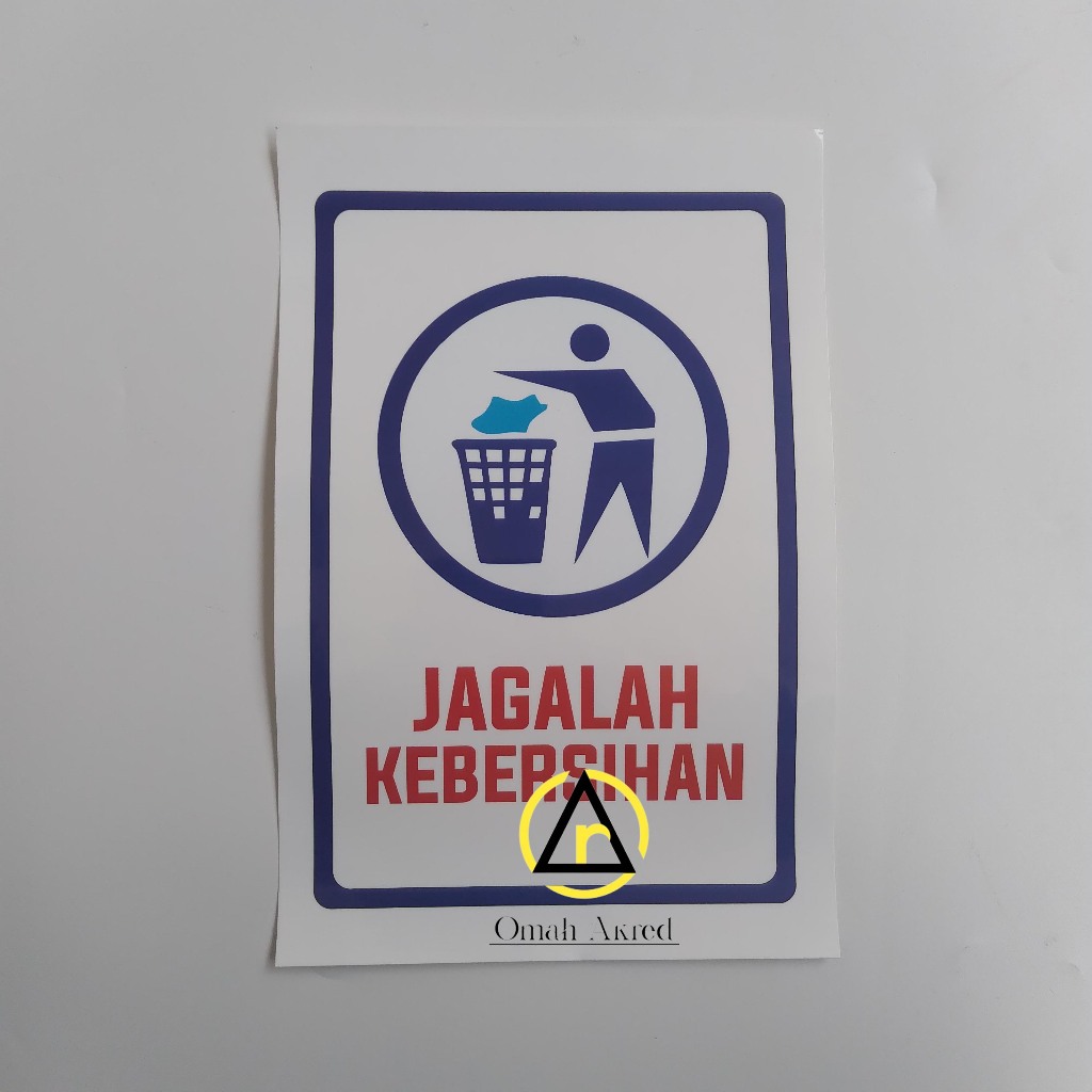 Sticker Keep It Clean - Dispose of Trash in the Place | Shopee Philippines