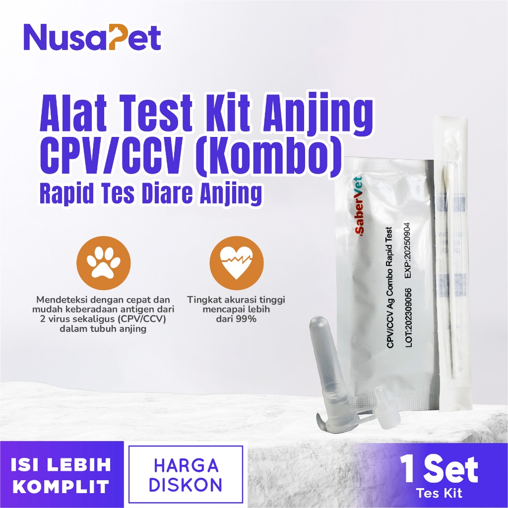 Cpv/ccv (Combo) Dog Test Kit Tool - Rapid Dog Diarrhea Test - Dog Parvo ...