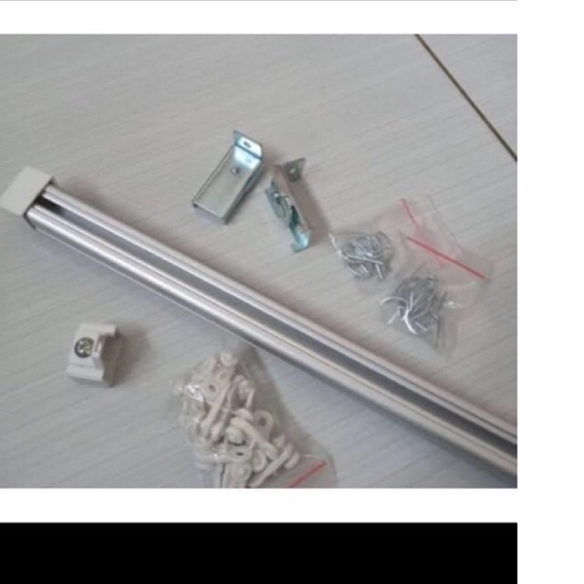 Curtain Rail dalem Curtain Rod Curtain Rod Curtain Box Rail fullset ...