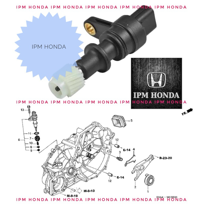 78410 S9A Speed Sensor Assy Kilometer Speedometer Manual MT Honda CRV