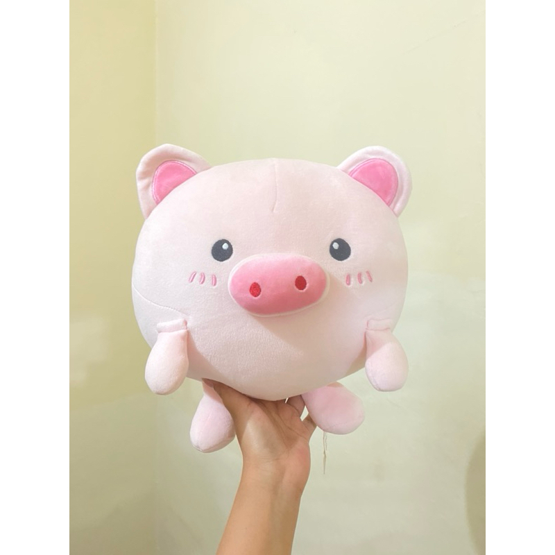 Doll Round Piggy Pig Characterminiso Size 35x30cm Original Piggy Pig ...