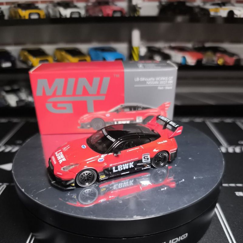 Mini gt nissan gtr r35 lbwk red/black 324 | Shopee Philippines