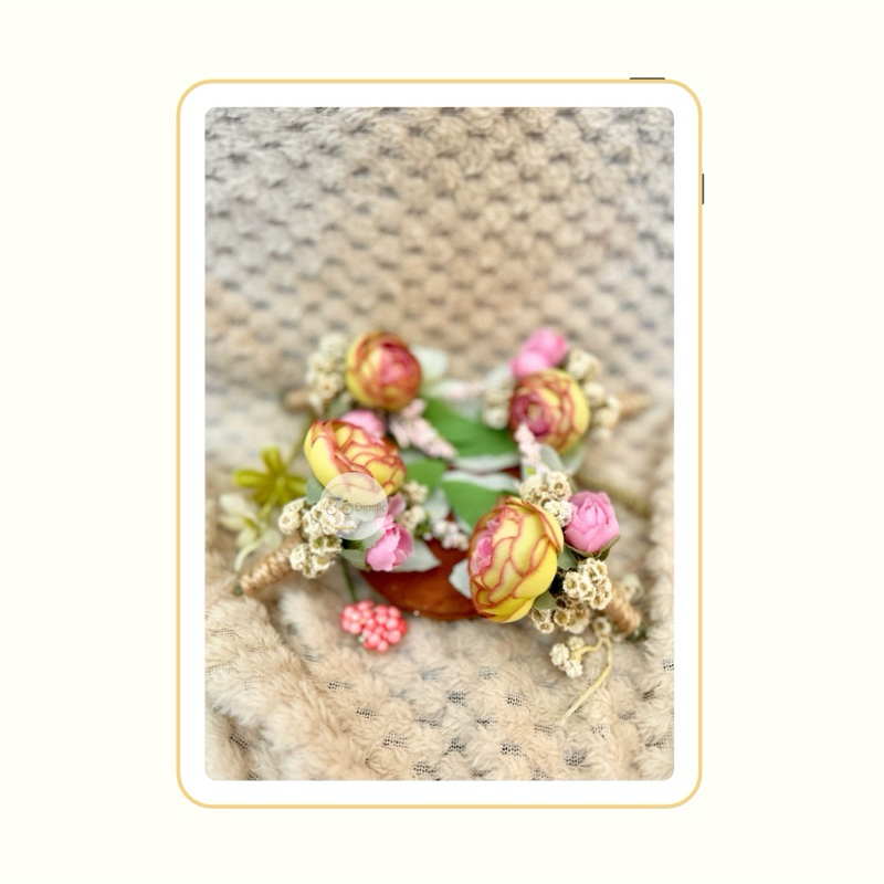 Dipsflo Corsage Flower Suit Groom Brooch Suit Pin Suit Artificial