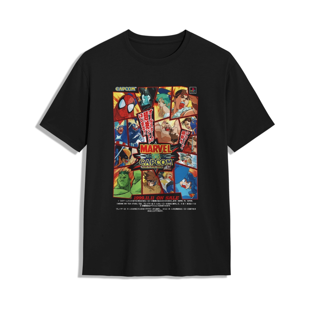 Mvc M*rvel vs Capcom Game T-shirt | Shopee Philippines