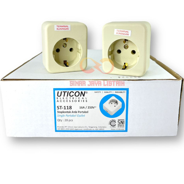 UTICON Socket Ground Stop 1/2/3/4/5/6 Holes | ST118/ST128/ST138/ST148 ...