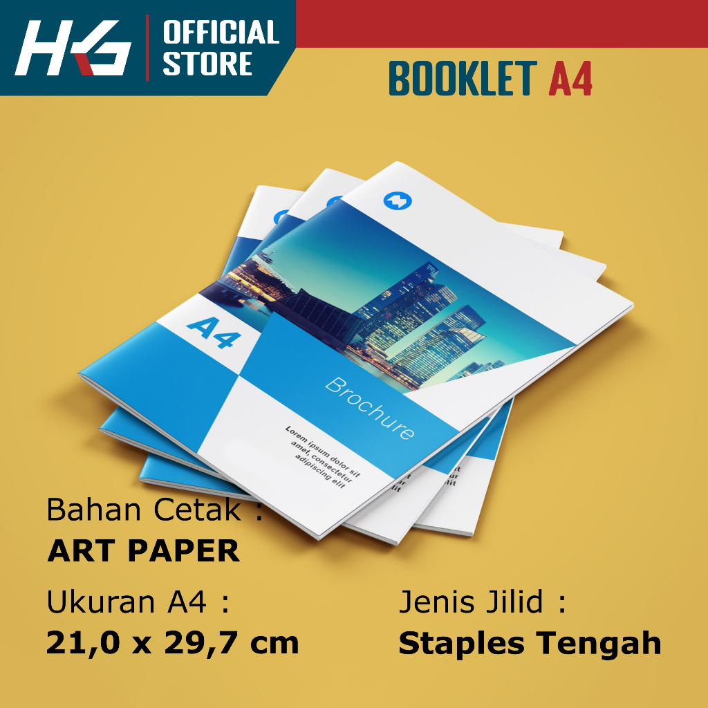 Print A4 Size Booklets Back And Forth Full Color Art Paper/HVS Middle ...