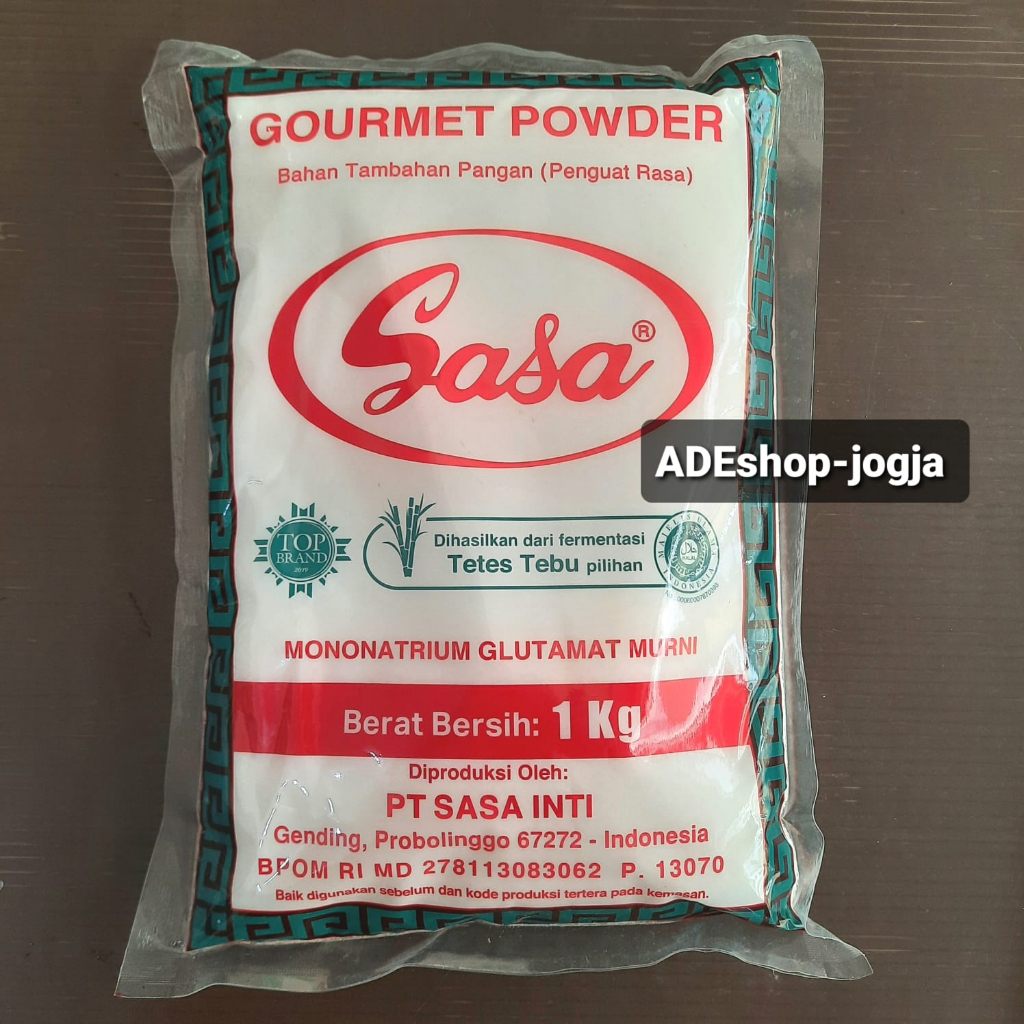 Sasa msg 1kg gourmet Seasoning powder micin mecin vetsin pecin | Shopee ...