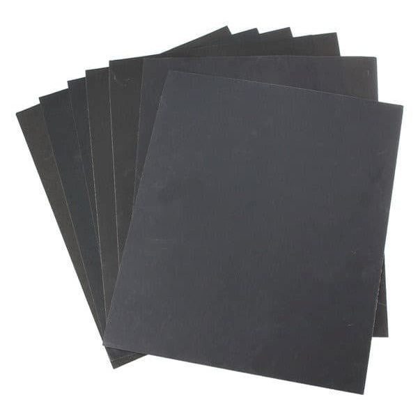 Schuurpapierset, 33 stuks, nat en droog schuurpapier voor auto's, houten meubels, steen, verf, metaal, glas, 93 x 230 mm