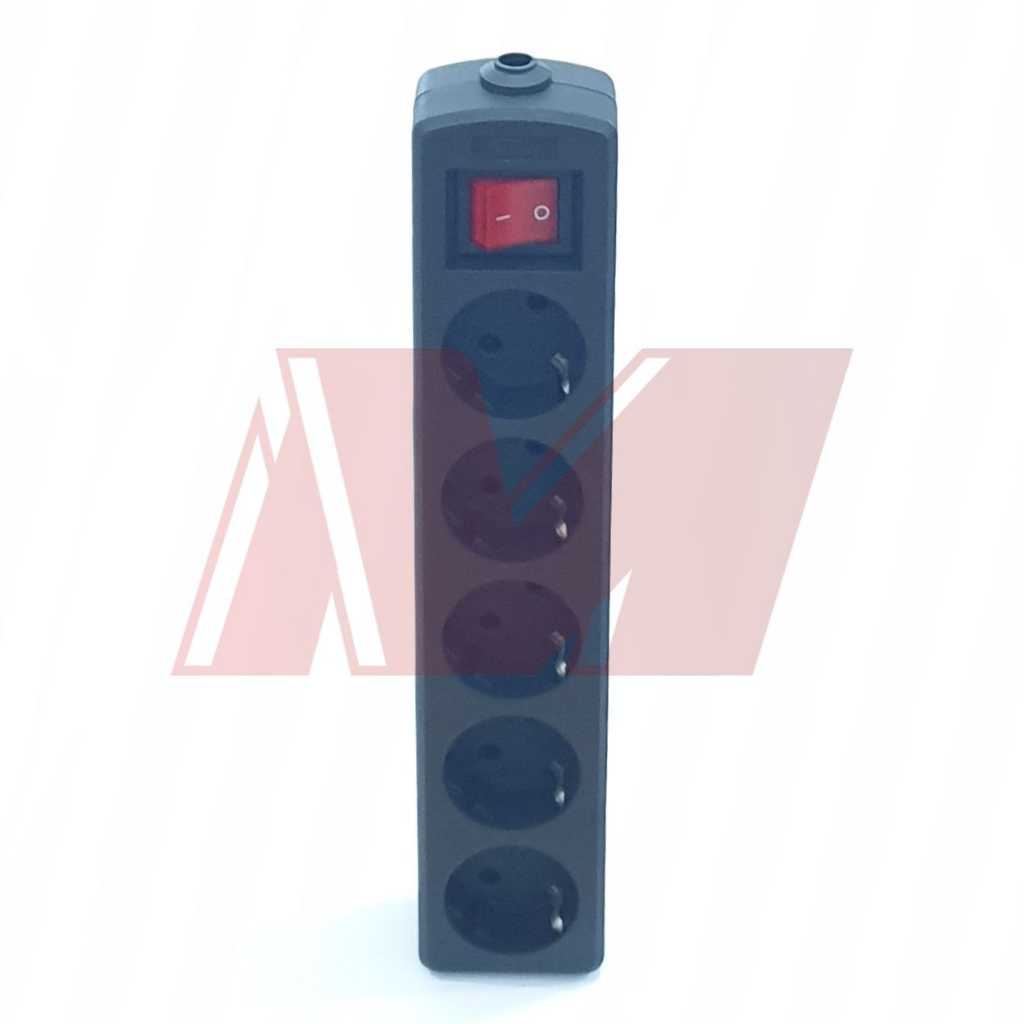 HITAM Mst-n65 5L SWITCH BLACK SERIES Myvo BLACK Grounded Socket 5 Hole ...