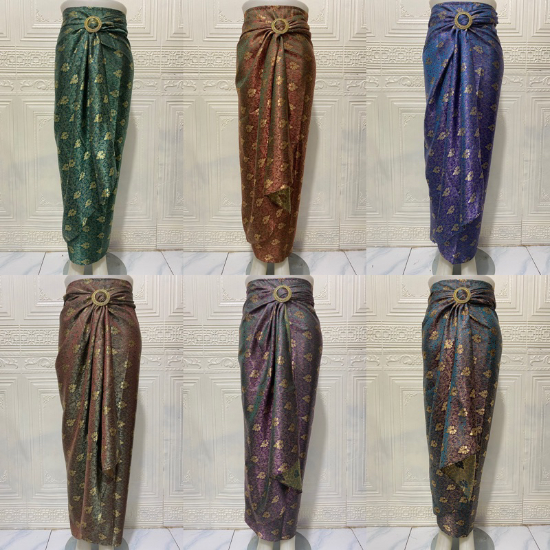 Luxurious songket wrap skirt for graduation parties and batik wrap ...