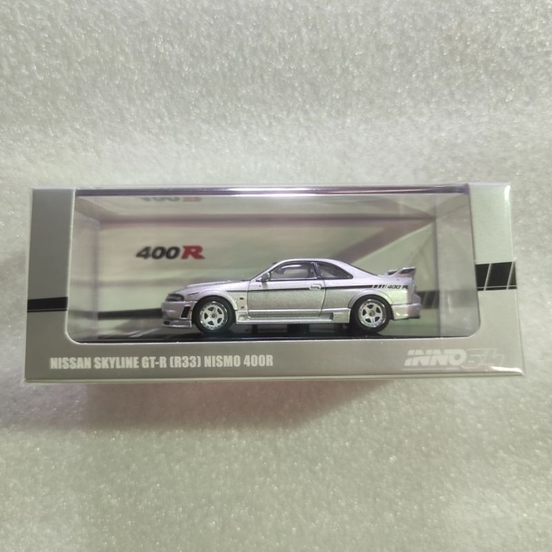 Inno64 NISSAN SKYLINE GT-R R33 NISMO 400R SONIC SILVER | Shopee Philippines