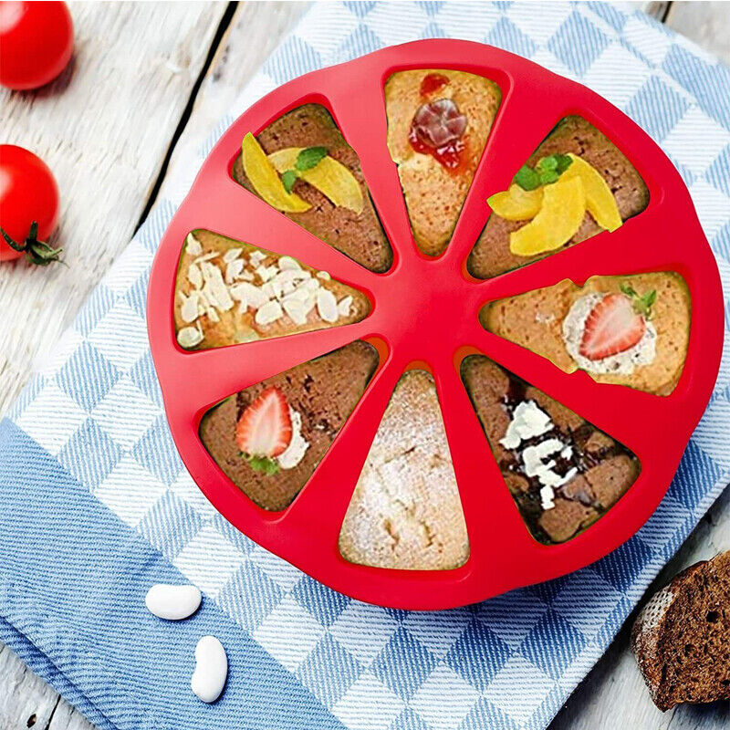 RB Silicone Triangle Pudding Bread Cake Mold Triangle Divided Silicone ...