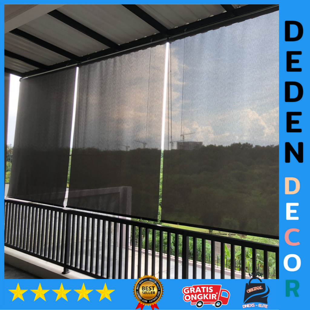 Suntex Blind Outdoor Curtain Anti Heat And Rain Water Trusted Shopee