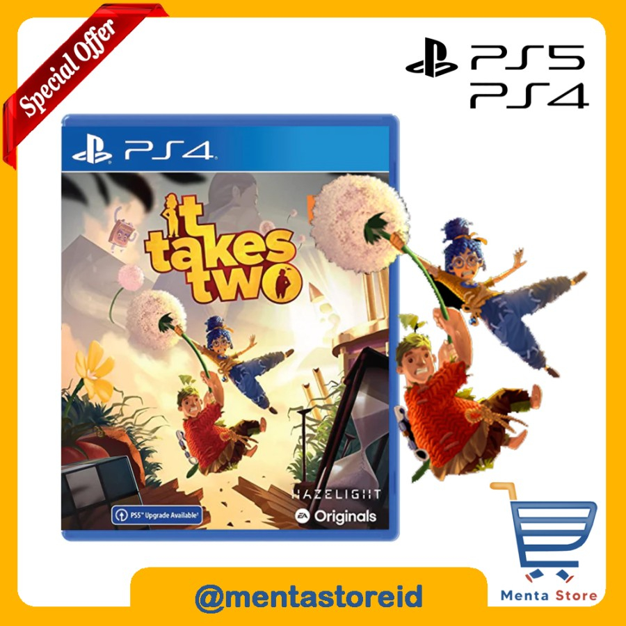 Ps4/ps5 It Takes Two Coop Playstation 4 5 CD Cassette Game Best Co Op