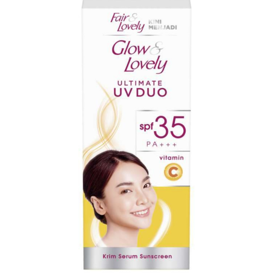 Glow & Lovely Ultimate UV Duo Cream Vit C Sunscreen SPF 35 PA+++ [40G ...