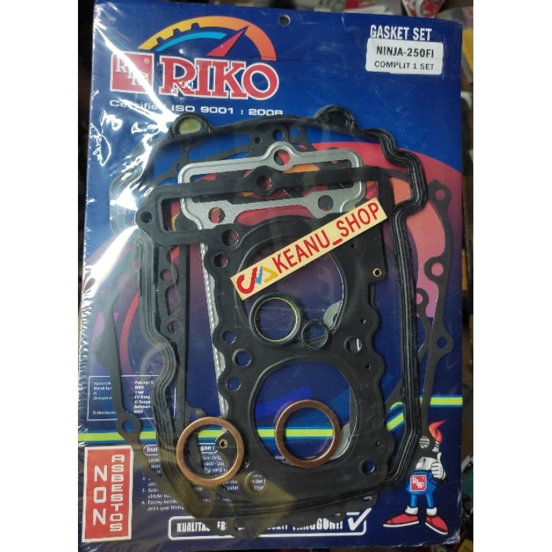 (KEANU) PAKING TOP SET KAWASAKI NINJA GASKET TOP SET NINJA 250 NINJA ...