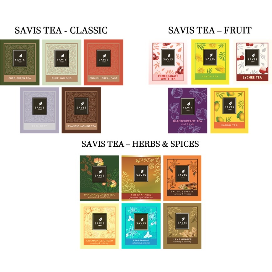 Savis Tea - Premium Tea in Sachet (Herbs & Spices) | Shopee Philippines