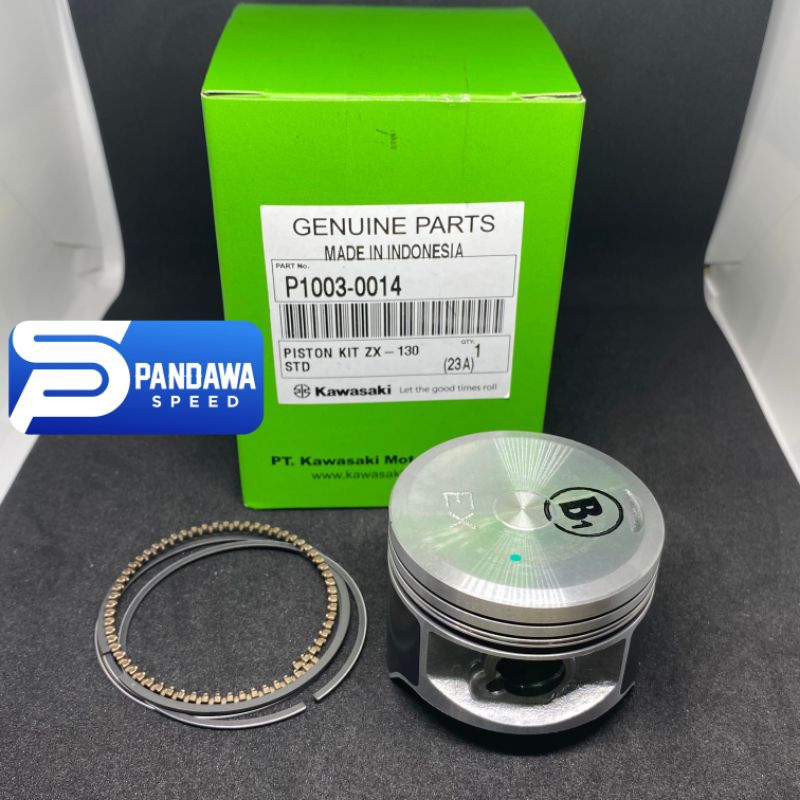 Piston and Piston Ring Set Zx130 ZX 130 OS Standard Original P1003-0014 ...