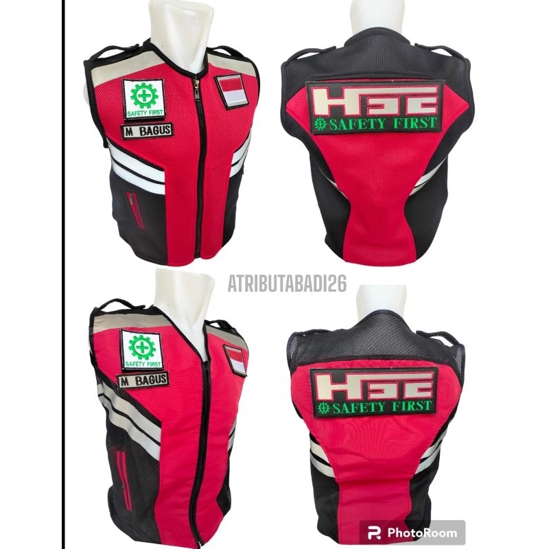 Hse safety first Vest Thick Mesh And taslan Mesh waterproof Shopee