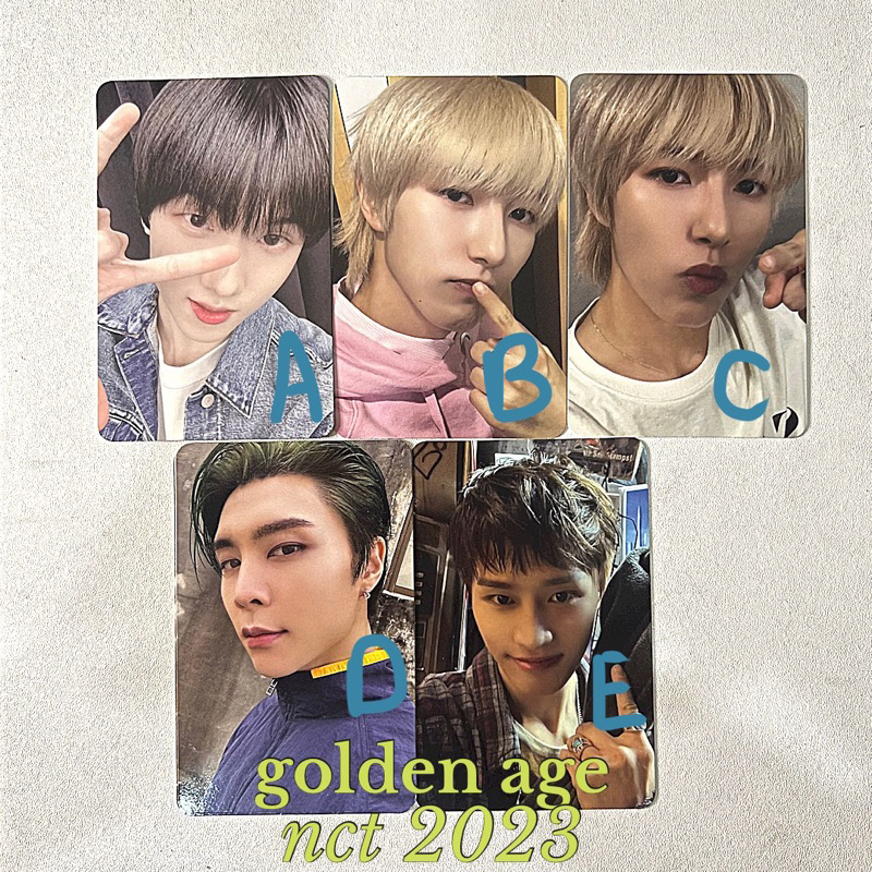 Photocard/pc NCT 2023 Golden Age Sogang/Renjun/Johnny/Taeil Archiving ...