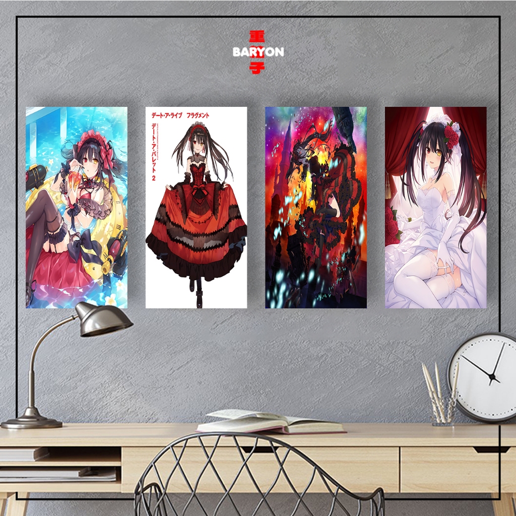 KAYU Baryon DATE A LIVE KURUMI Room Decoration Display Poster Wood Wall ...