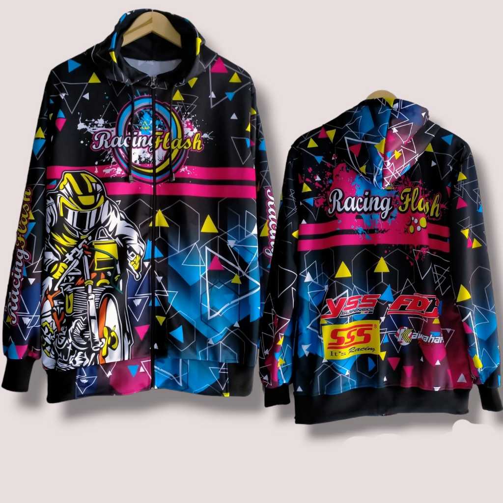 Racingflash jacket-racing jacket/nascar jacket/2stroke jacket | Shopee ...