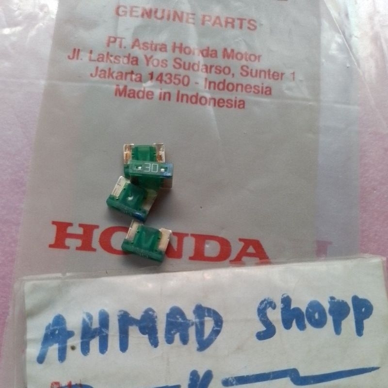 Fuse fuse 30amper honda pcx 160 adv 160 ori | Shopee Philippines