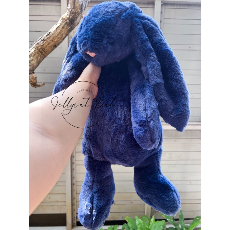 Jellycat Bashful Navy Bunny Huge Original New Retired Design US ...