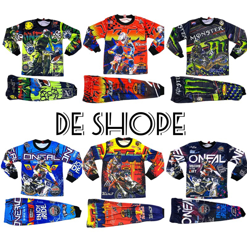 / NEWEST CHILDREN'S CROSS MOTORCYCLE RACING CLOTHES SET / BOYS' BIKE ...