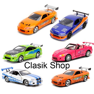 Lego Fast and Furious 2 Cars Nissan Skyline r34 Honda S2000 Mazda RX 7  Toyota Supra MK4 Lego custom cars bricks for sale