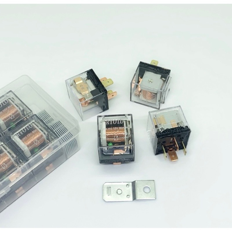 Real 12V Transparent 4 Leg Horn Relay As in the Photo Price 1 PCS ...