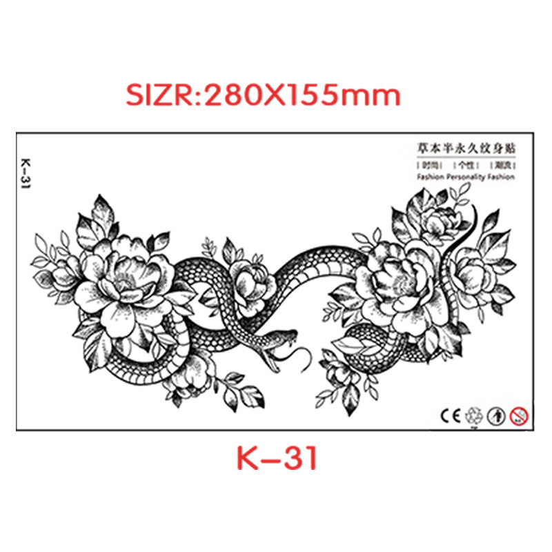 Premium temporary Tattoos Long Lasting 1 Month motif full Chest