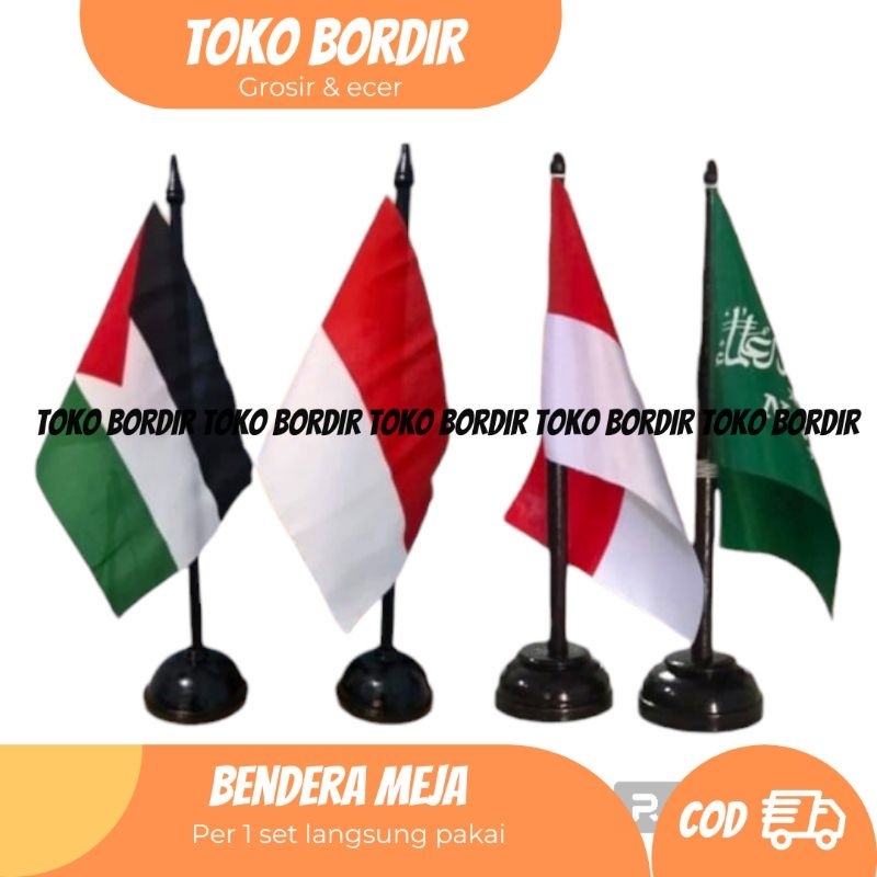 PUTIH MERAH Palestine Table Flag/Nahdlatul ulama/Red And White | Shopee ...