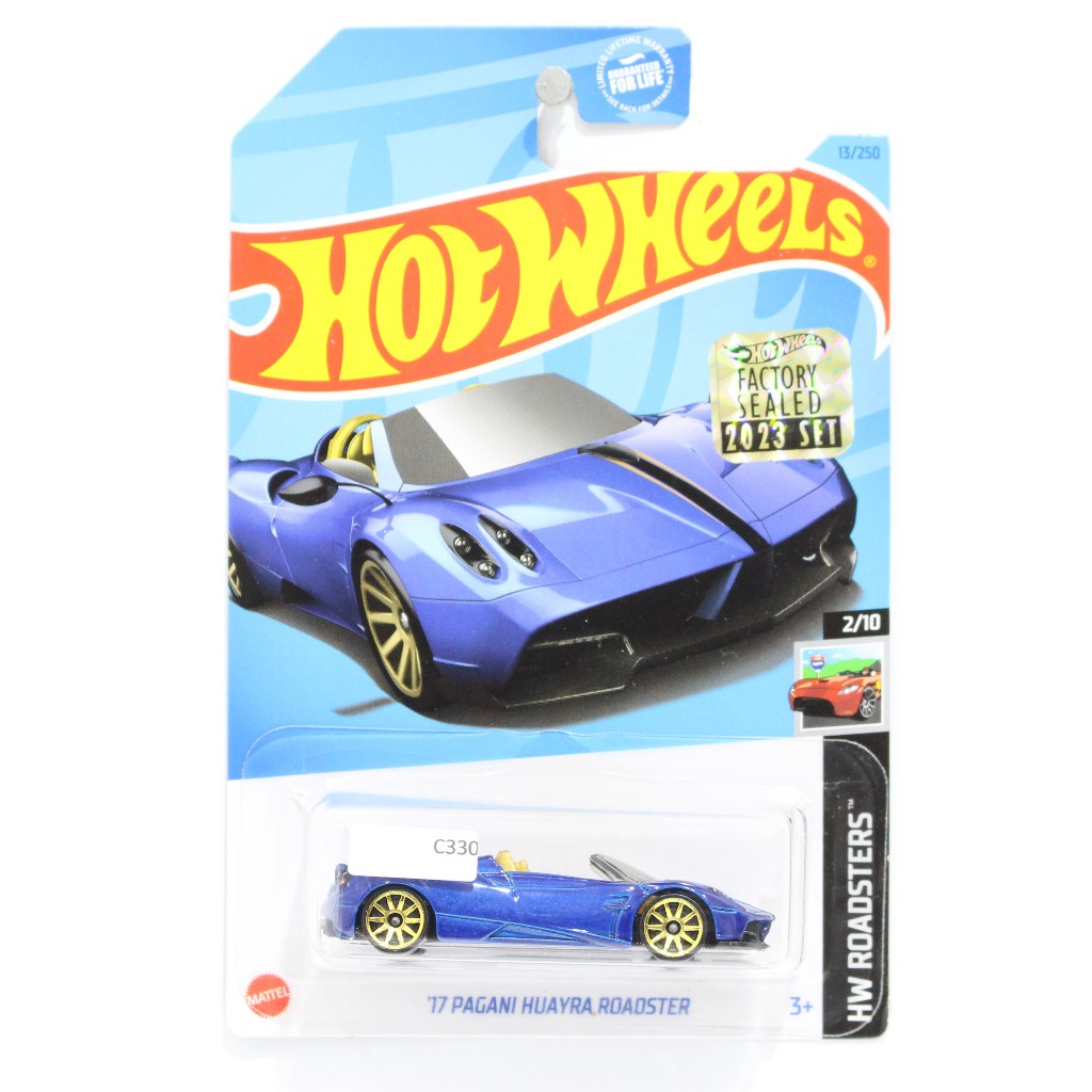 Hot Wheels 17 Pagani Huayra Roadster Blue Factory Sealed 2023 C330 Shopee Philippines 3550