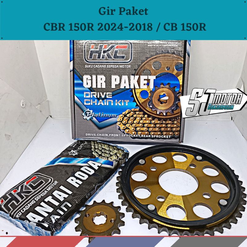 Gear Package Set HKC CBR 150R (20142018) CB 150R Old Streetfire Sonic Supra GTR 150 Tiger Revo