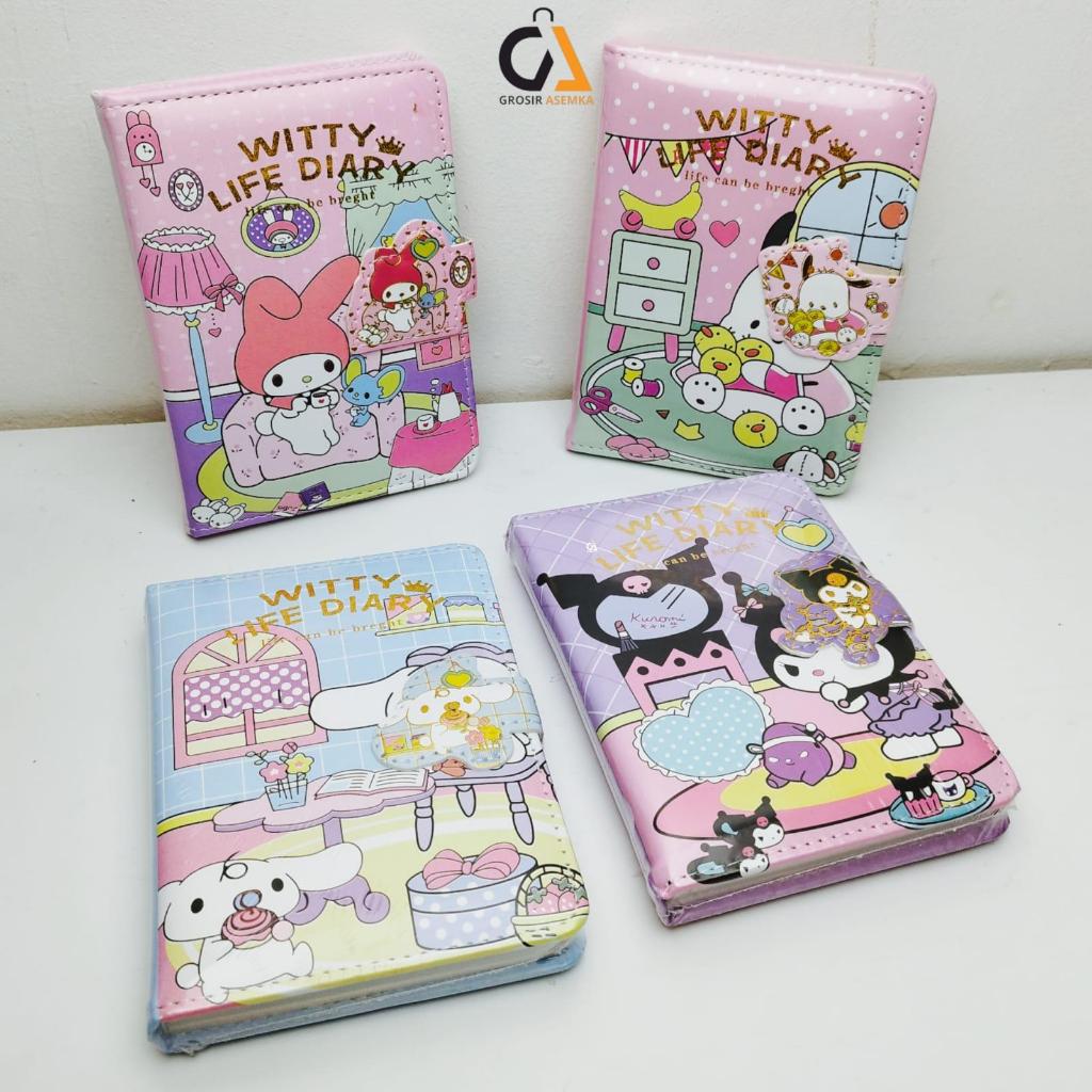 Notebook A5 Sanrio Diary Magnetic Chinese Character Writing Bookmoroll ...