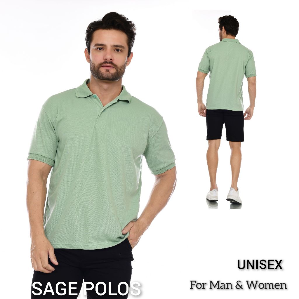Plain Sage Polo Shirt Collared Shirt Poloshirt Short Polo