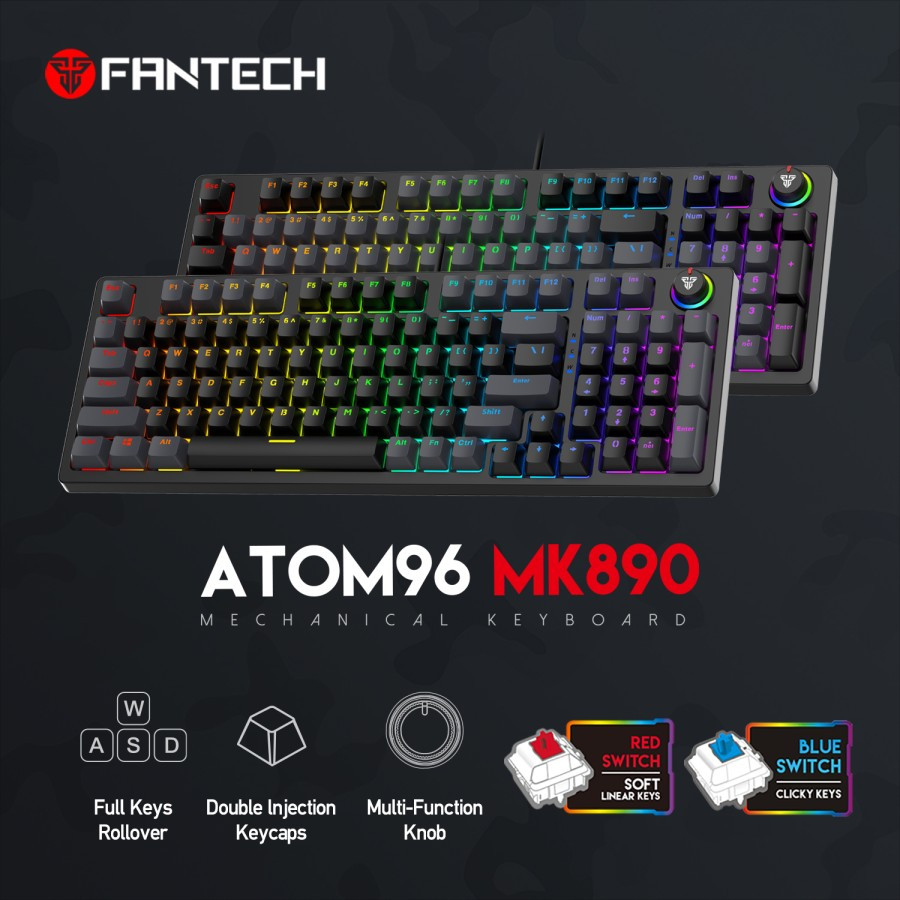 Fantech RGB Mechanical Gaming Keyboard | Shopee Philippines