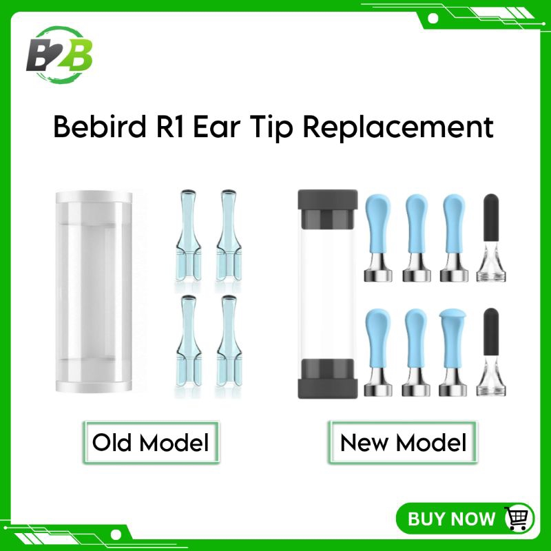 Original Bebird R1 M9 S Ear Tip Replacement Ear Cleaner | Shopee ...