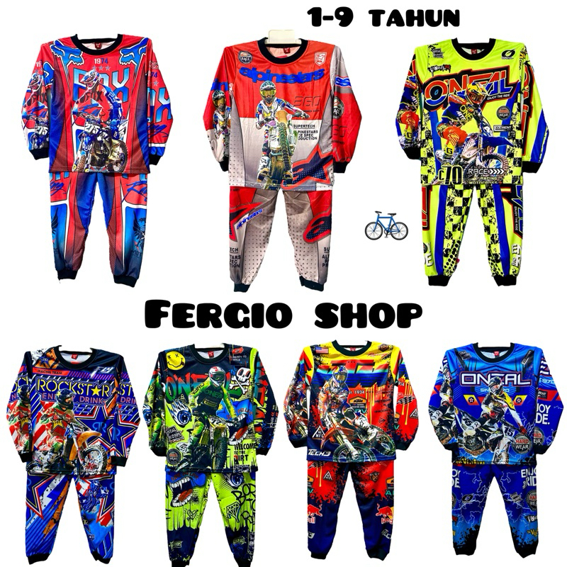 Children's racing suits/children's motocross suits/mountain bike suits ...