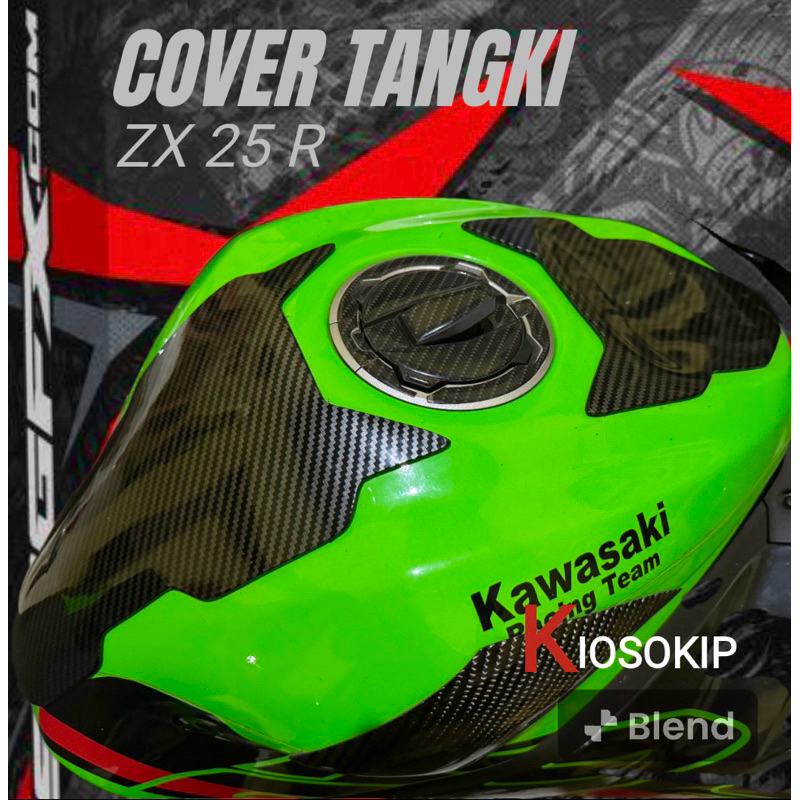 Tank Cover zx25r carbon Cover Tank antiShatter zx25r Tank Cover zx25r