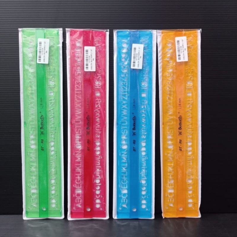 BUTTERFLY LETTER MAL RULER BT-R8 8MM | Shopee Philippines
