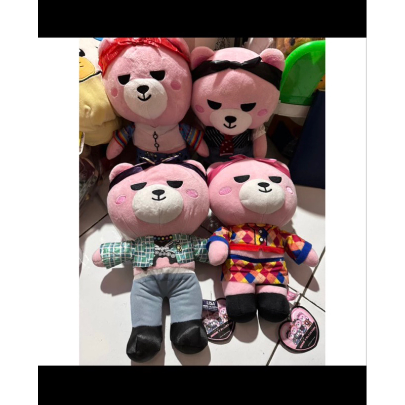 Krunk x Blackpink Original Doll, Jennie Lisa Jisoo Blackpink Plush ...