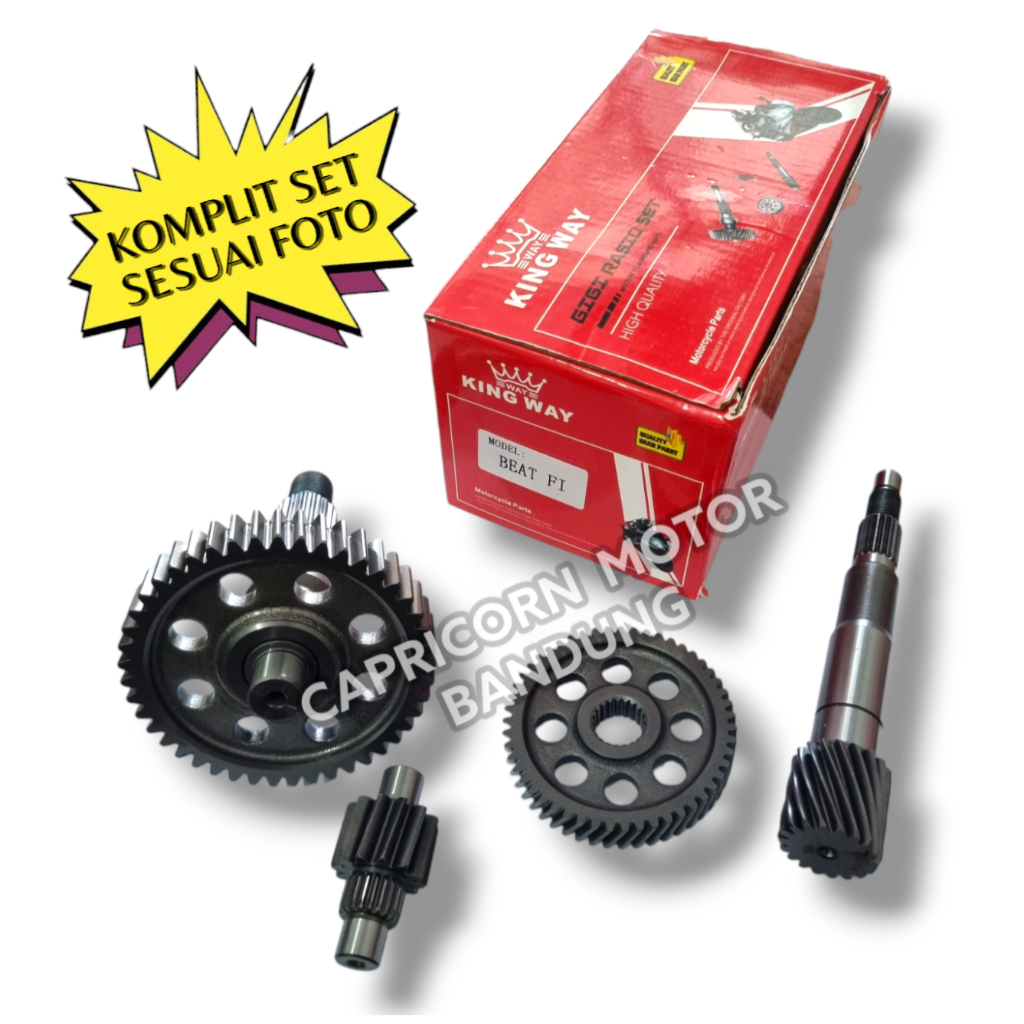 Gear Ratio Axle SET BEAT FI Mirrorless FI VARIO 110 FI SPACY FI GEARBOX
