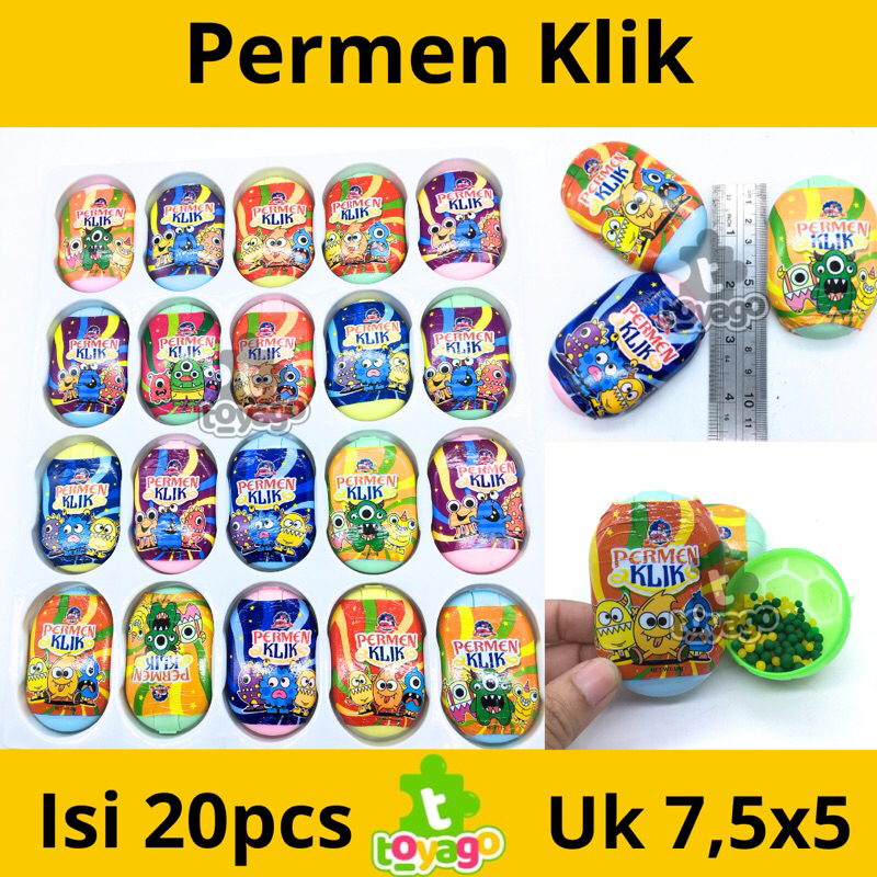 Granules click candy contains 20 pcs (click candy@20 toyago toys ...