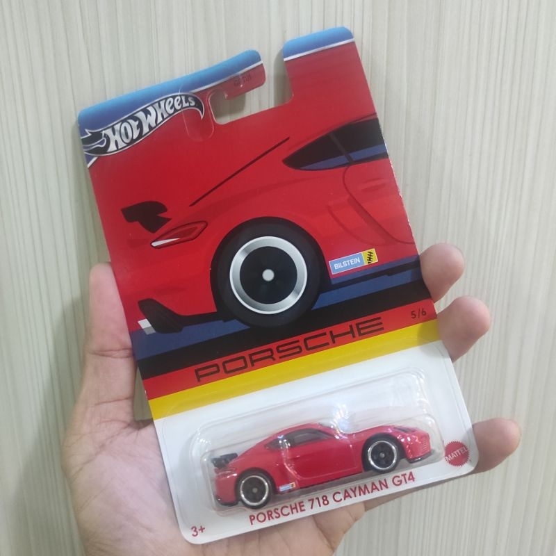 Hot Wheels -Porsche Series 2024 - Porsche 718 Cayman GT4 - Red | Shopee ...