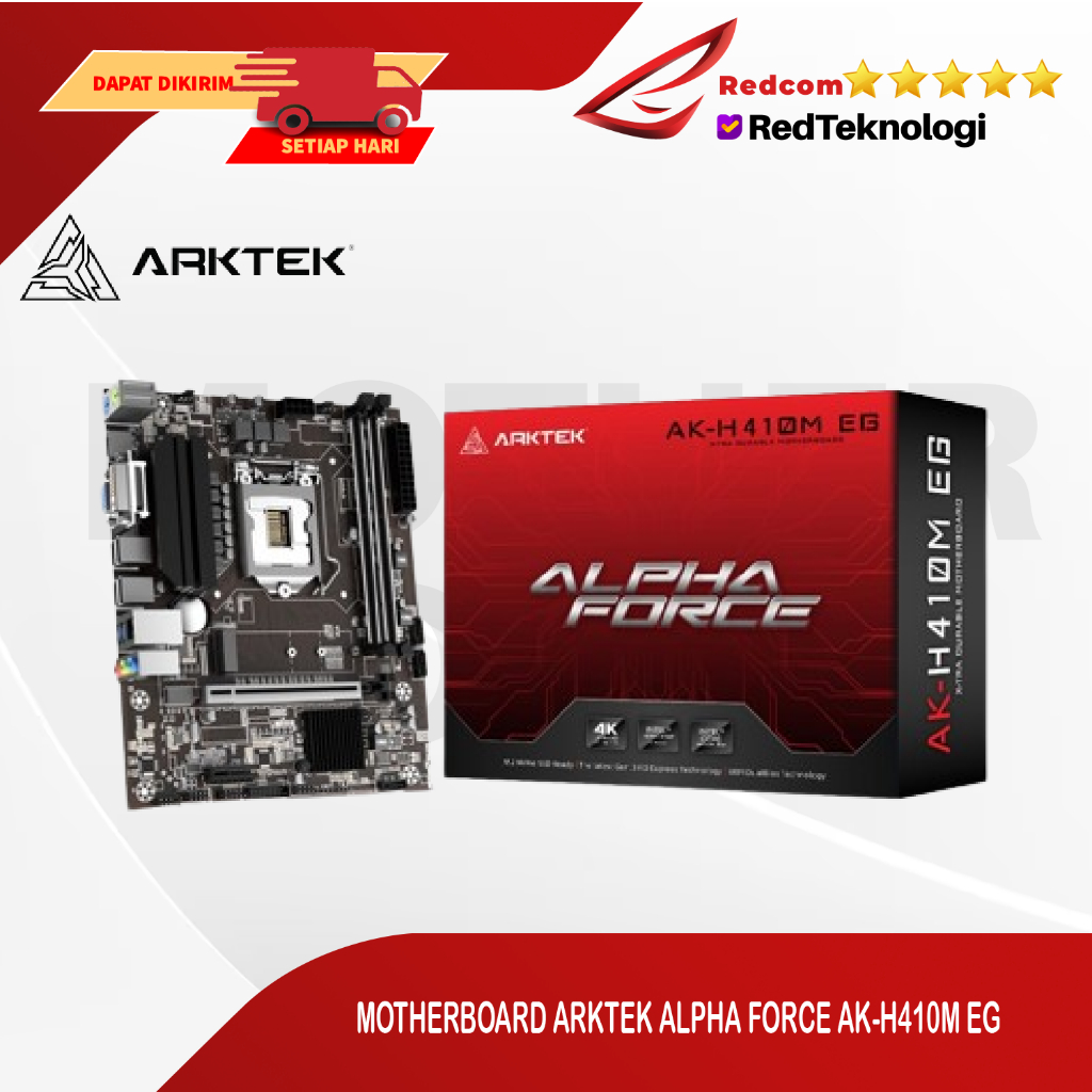 Arktek ALPHA FORCE AK-H410M EG. MOTHERBOARD | Shopee Philippines