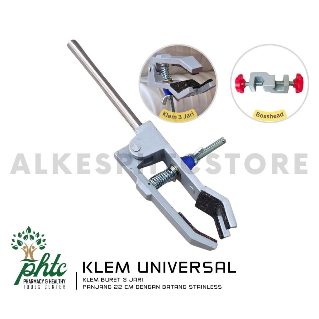 Universal 3-Finger Stainless Steel Clamp Universal Laboratory Equipment ...
