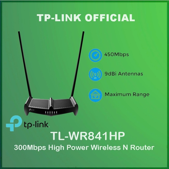 Tplink TLWR841HP TPLink High Power WiFi Wireless Router TL WR841HP