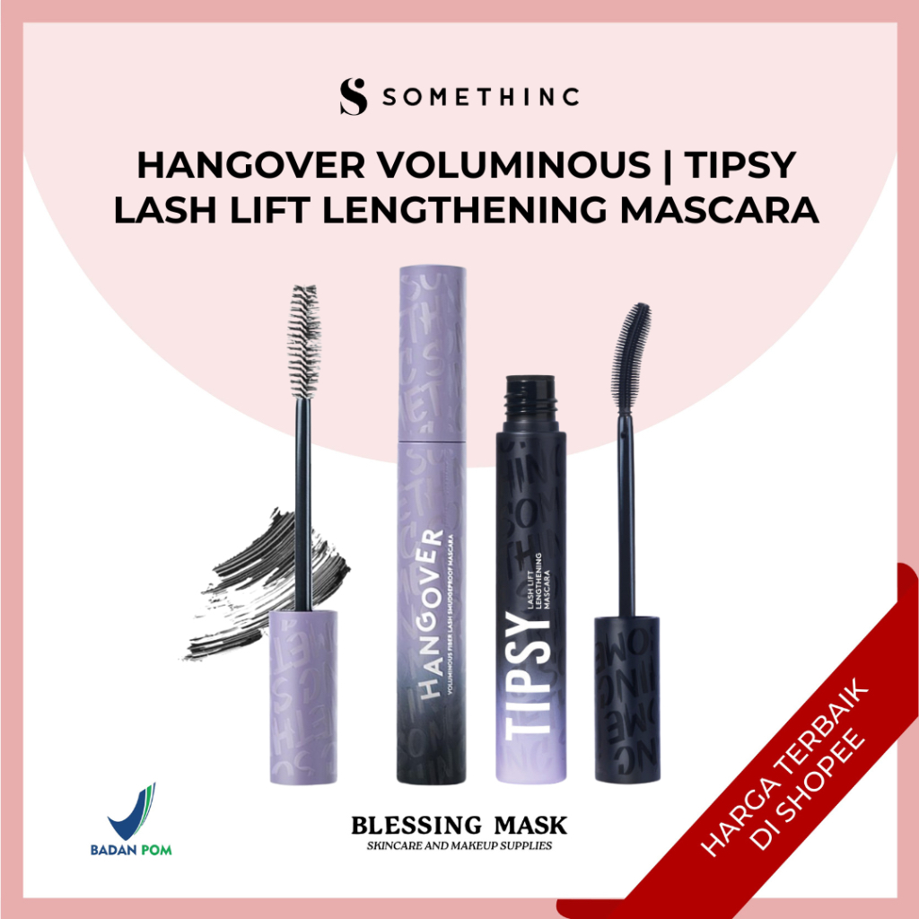 Somethinc HANGOVER Voluminous Fiber Lash Smudgeproof | Tipsy Lash Lift ...